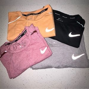 3 Nike Dri-Fit shirts